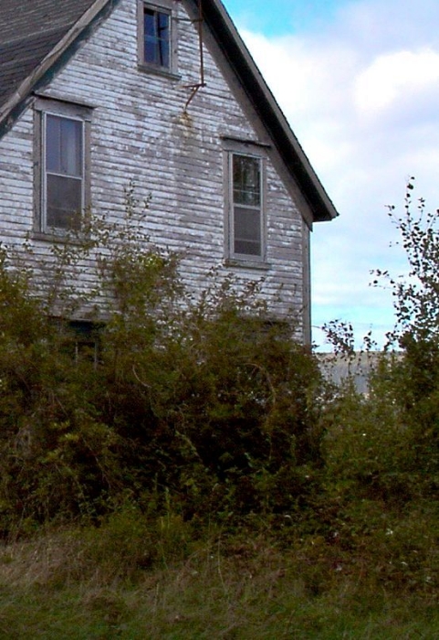 abandoned house on Thibodeau's hill