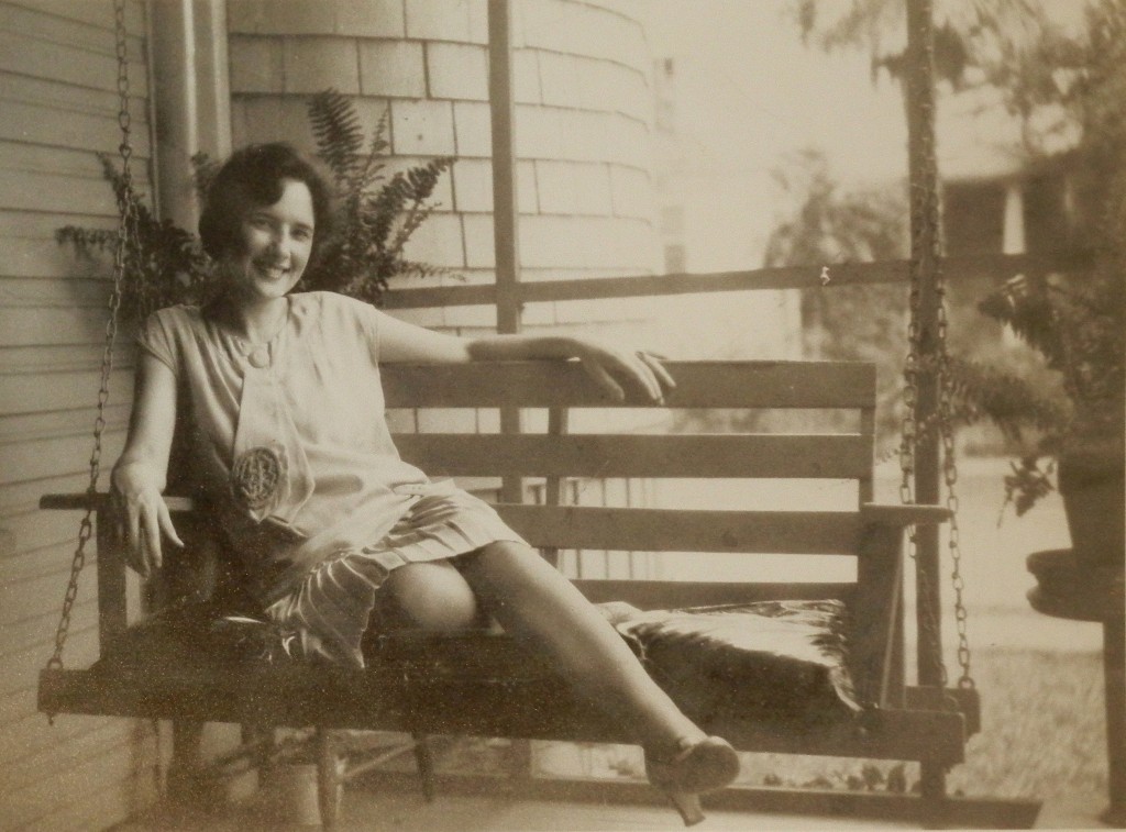 Stella Champagne, 1928, age 24 - Lake Charles,La. after graduation from New Orleans Conservatory of Music