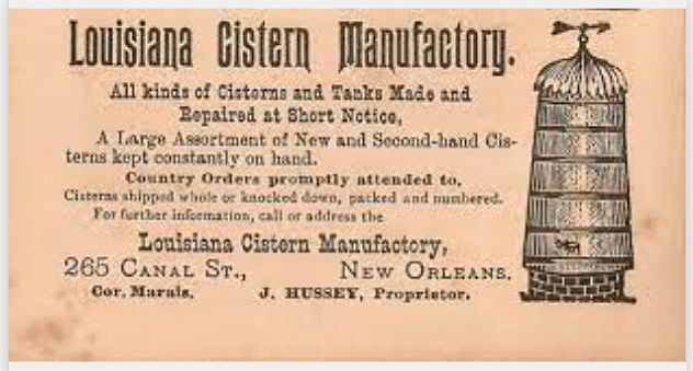 This image has an empty alt attribute; its file name is cistern-manufactory-ad-from-New-Orleans_01.jpg